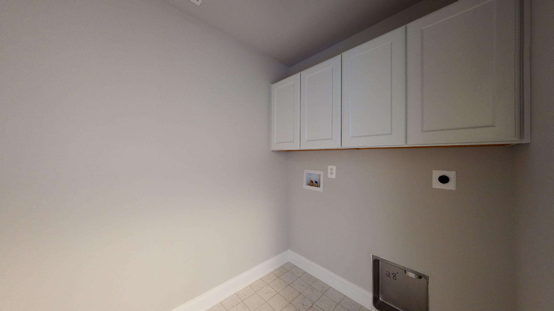 Laundry Room with Optional Cabinets