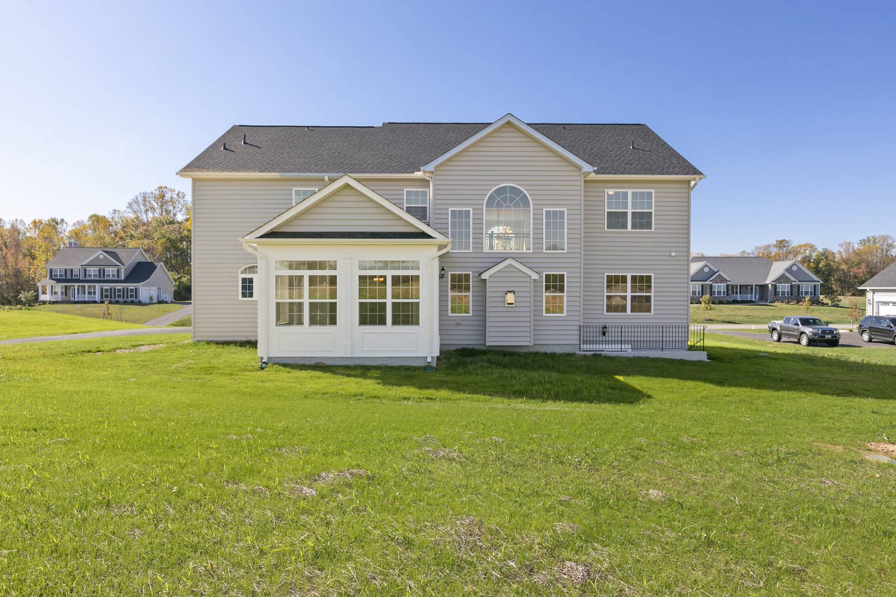 Rear Elevation with Optional Sunroom