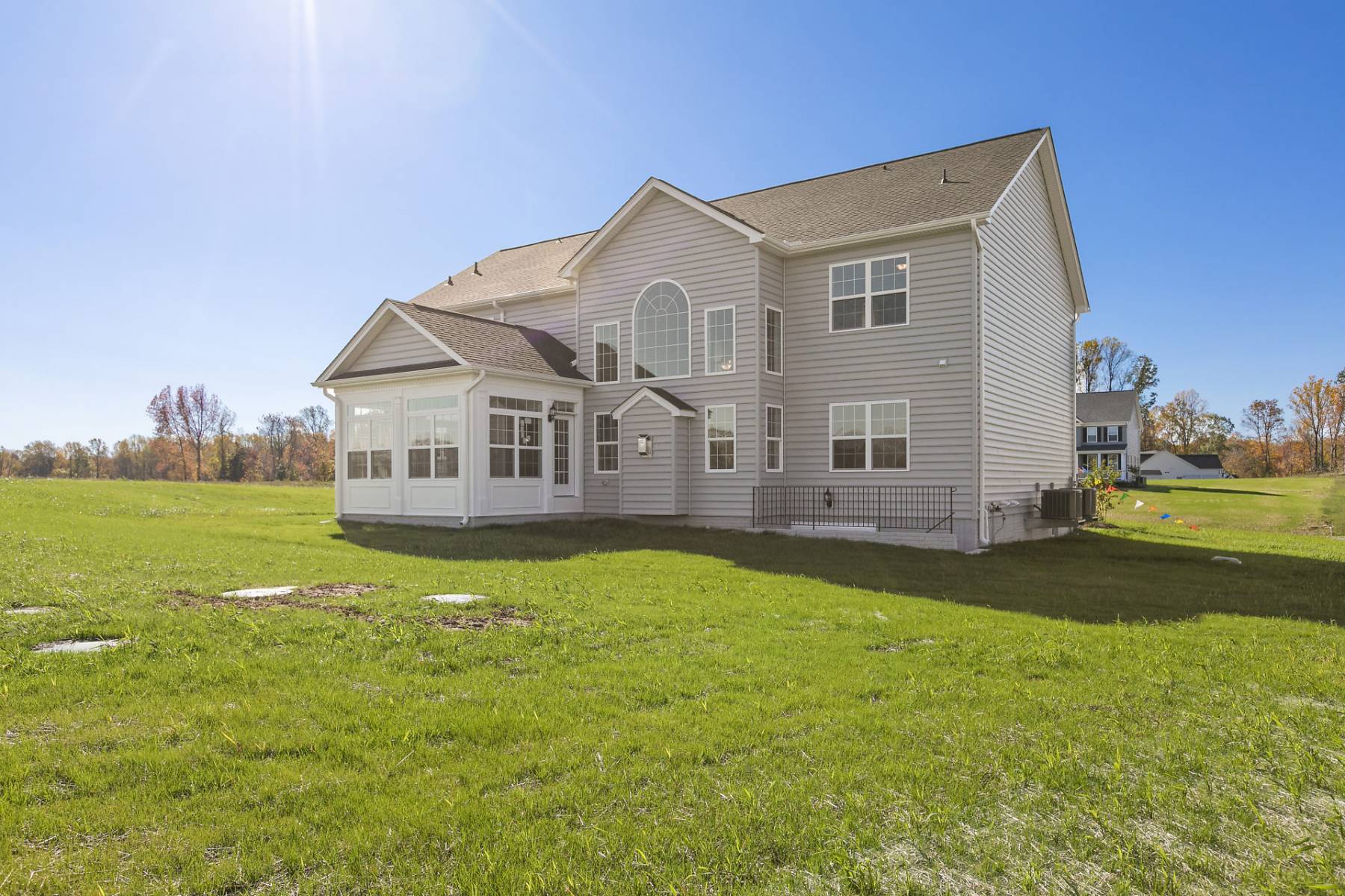 Rear Elevation with Optional Sunroom